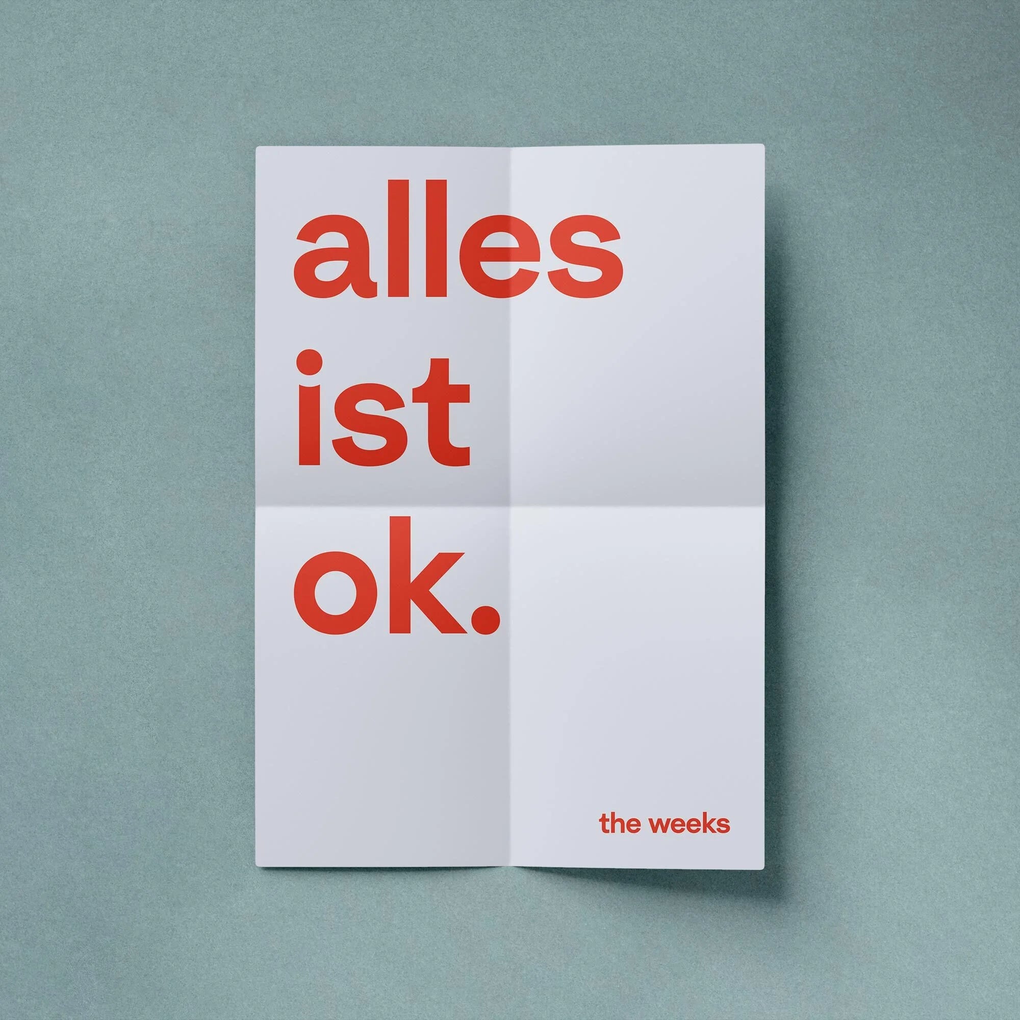 Wochenbettposter Rückseite mit "alles ist ok."