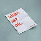 Wochenbettposter Rückseite mit "alles ist ok."