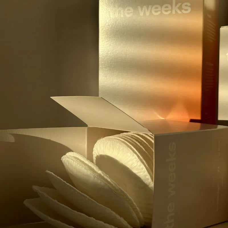 Tigex Einweg Stilleinlagen - 28 Stück Mit Bio Baumwollbeutel, 94% Natürliche Rohstoffe