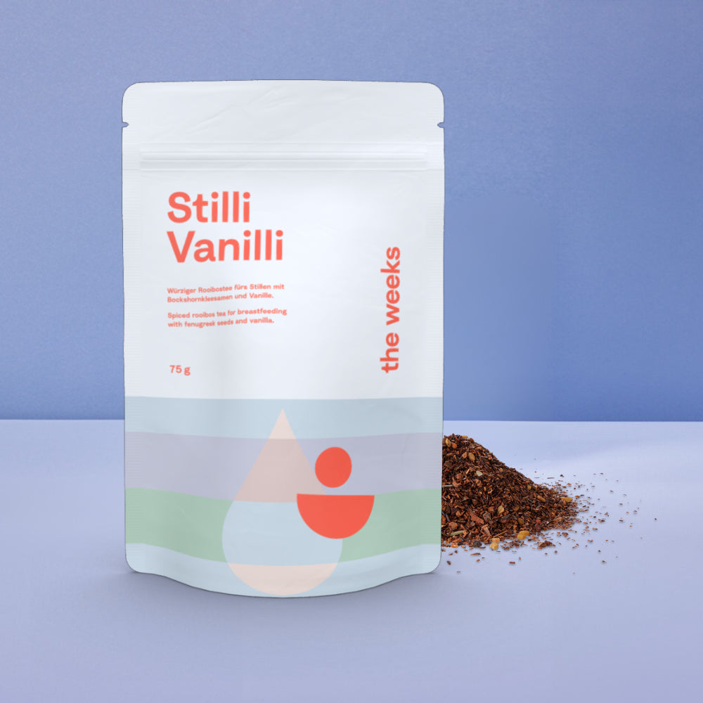 Verpackung des Stilltees "Stilli Vanilli" von the weeks
